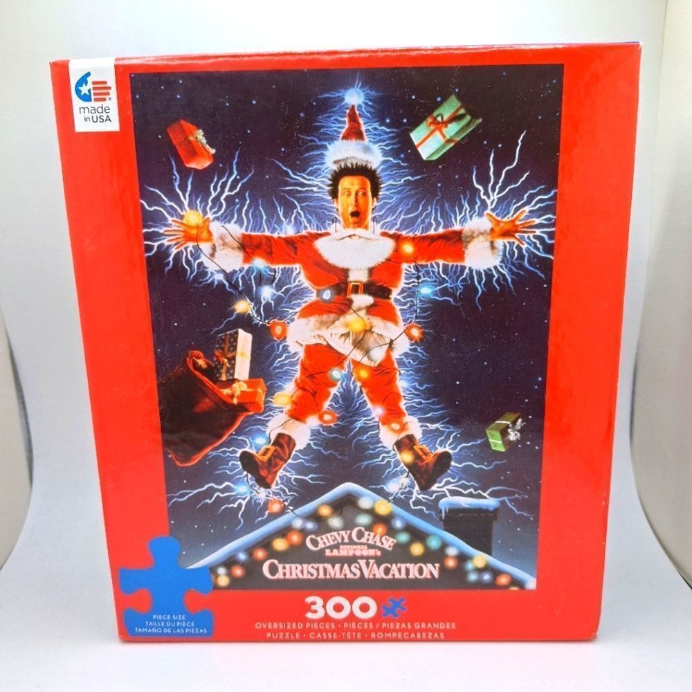 Chevy Chase national Lampoons Christmas vacation 300 piece puzzle